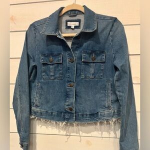 LOFT Blue Jean Jacket Classic Denim Style